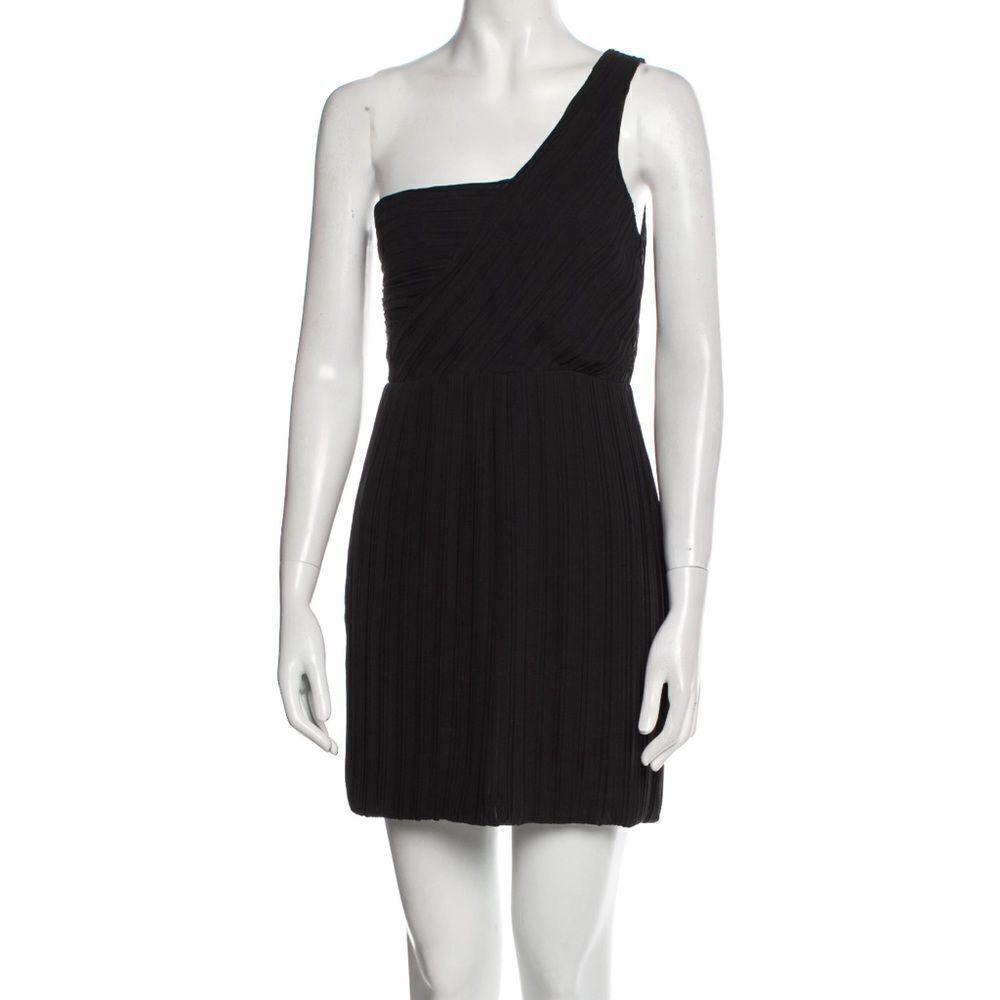 Theory Silk Mini One Shoulder Dress 2